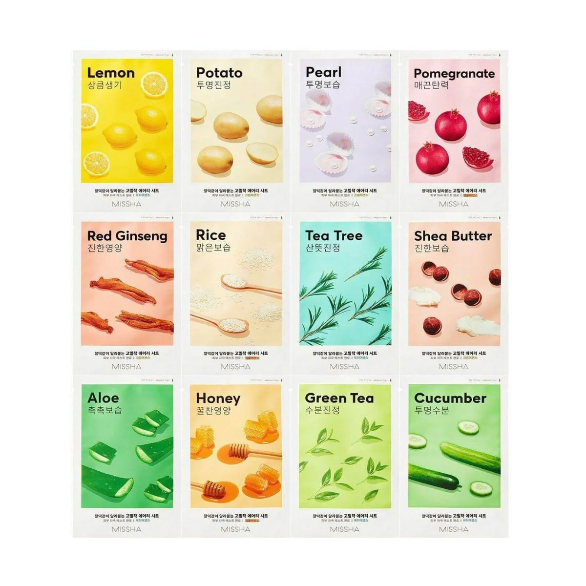 Airy Fit Sheet Mask [Cucumber] 1pc - Image 3