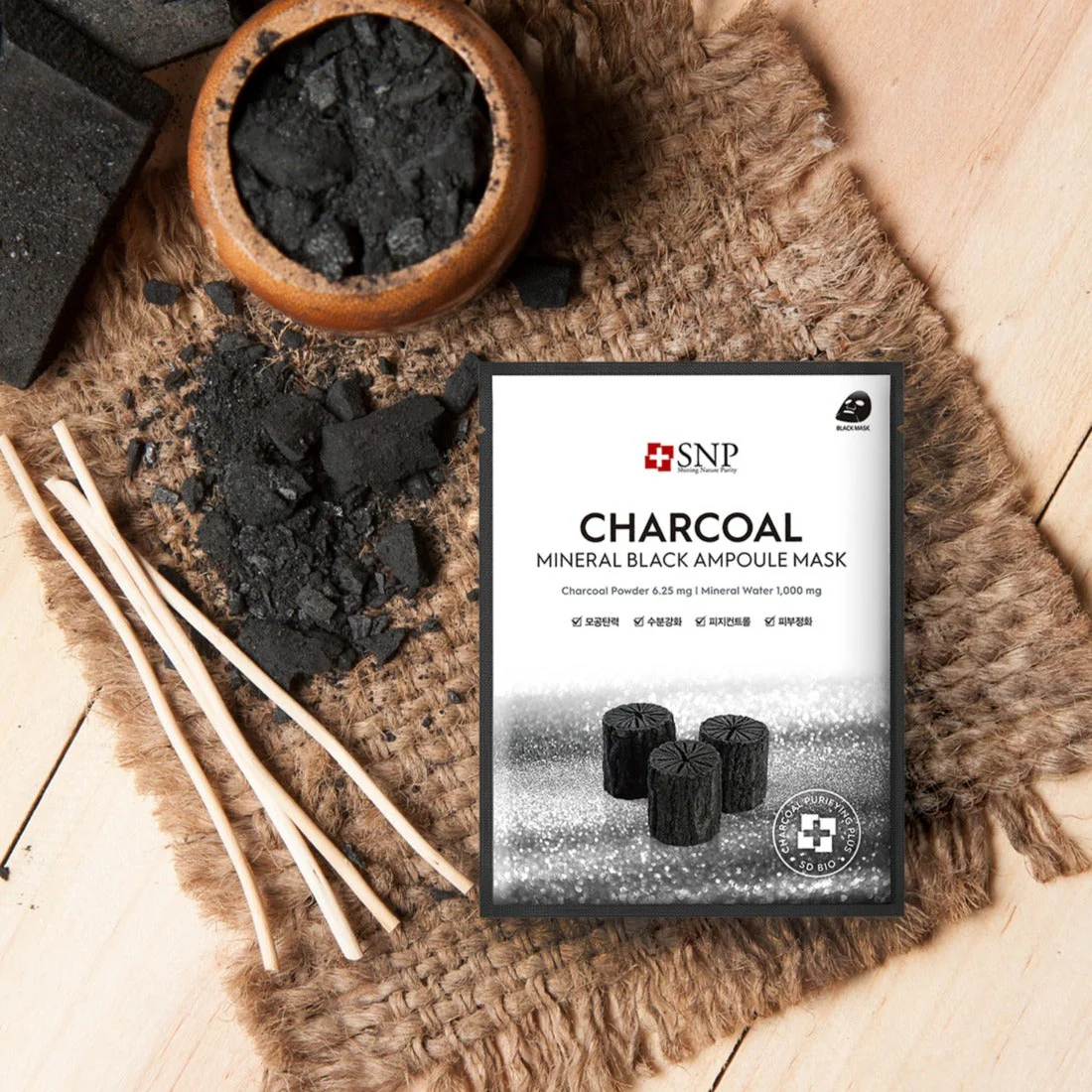 Charcoal Mineral Black Ampoule Mask Box [10pcs] - Image 5