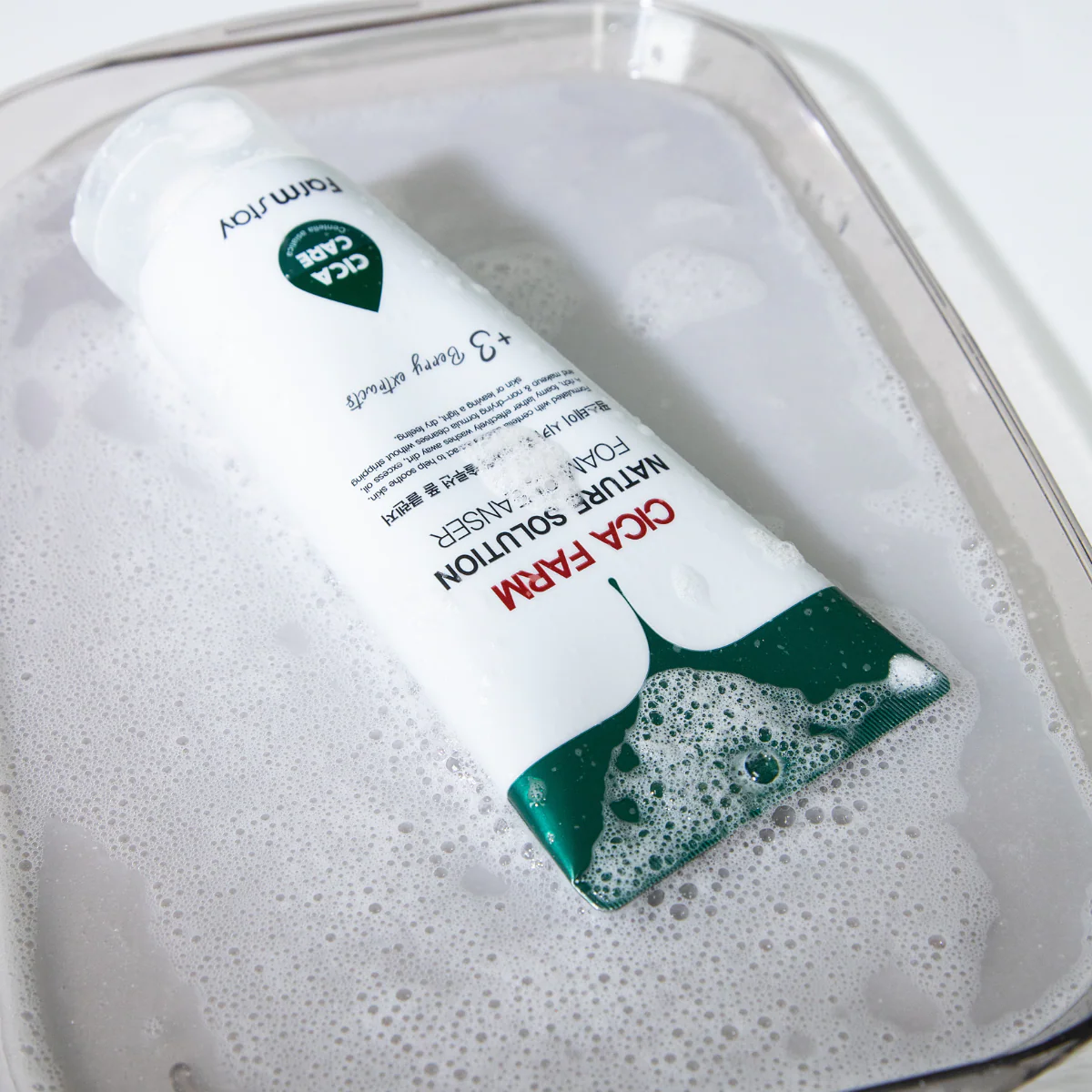 Cica Farm Nature Solution Foam Cleanser [180ml] - Image 2