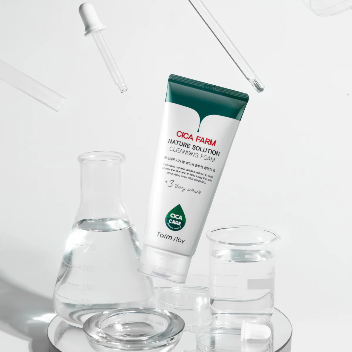 Cica Farm Nature Solution Foam Cleanser [180ml] - Image 4