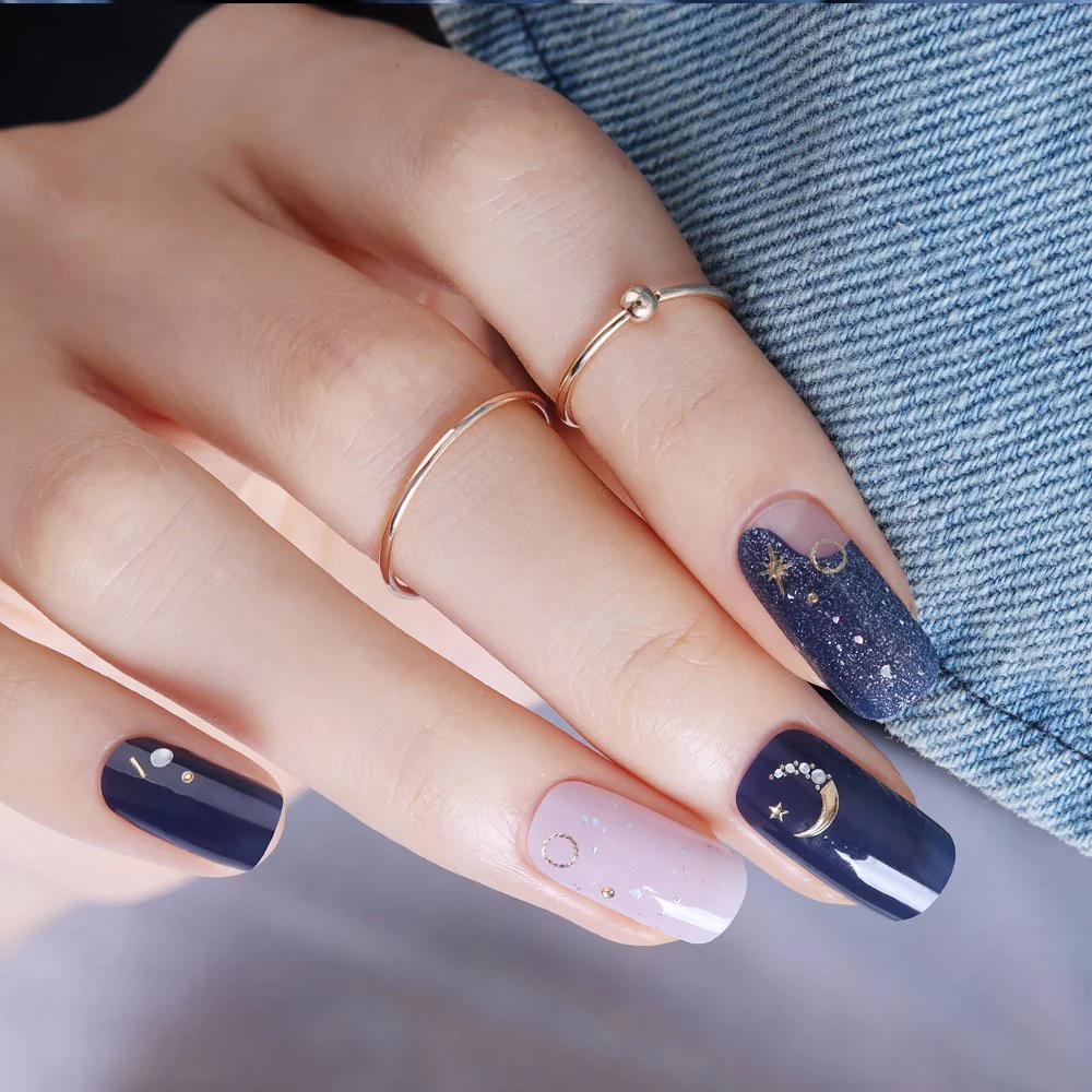 Gel Nail Strips - Midnight Sky - Image 2