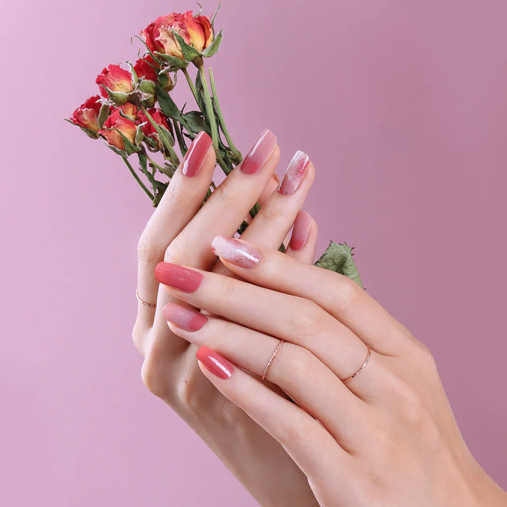Gel Nail Strips - Rose Blusher - Image 3