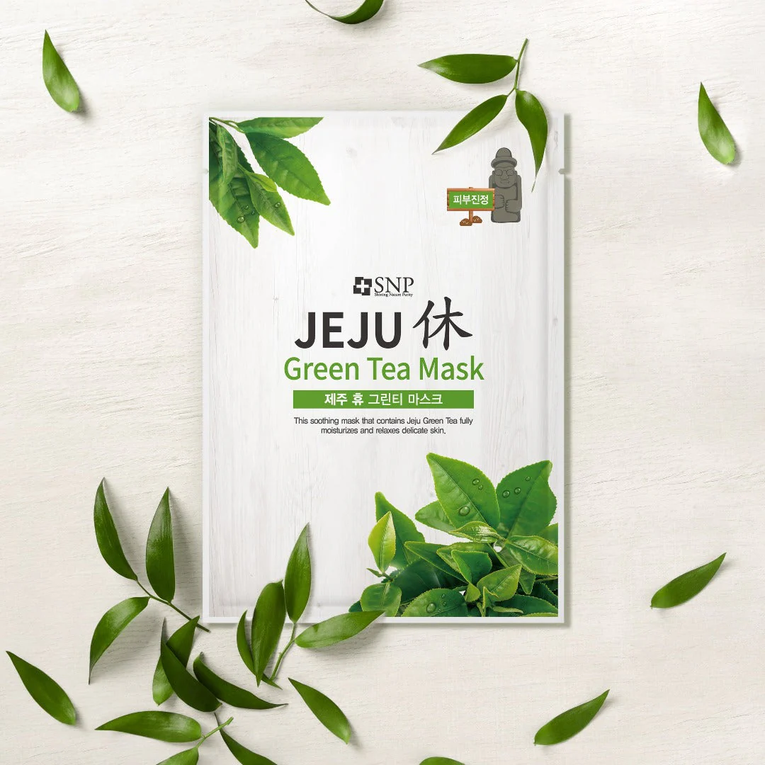 Jeju Green Tea Mask [1pc] - Image 2