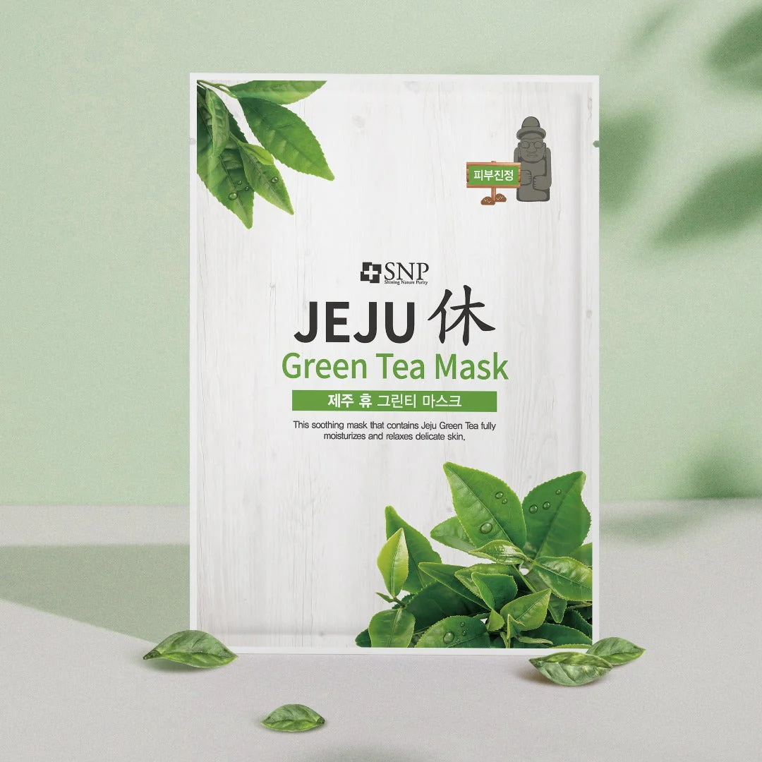 Jeju Green Tea Mask [1pc] - Image 4