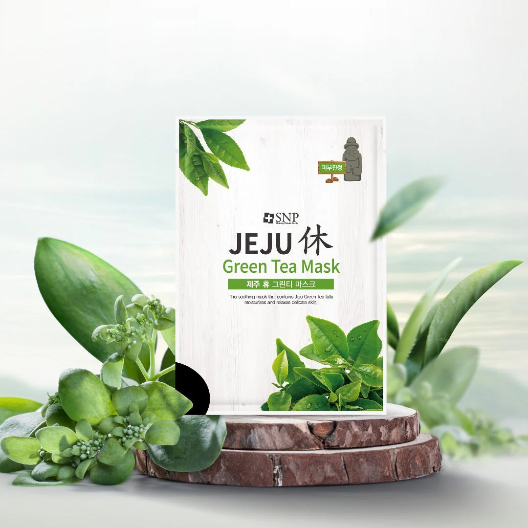 Jeju Green Tea Mask [1pc] - Image 5