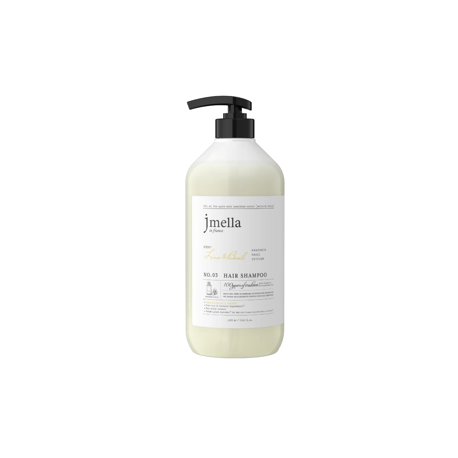 Lime & Basil Hair Shampoo - Image 2