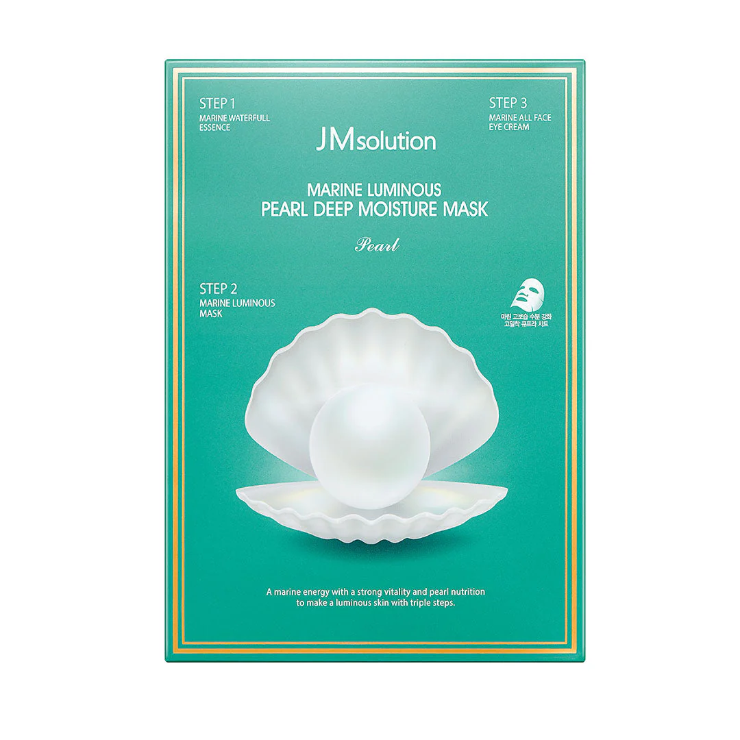 Marine Luminous Pearl Deep Moisture Mask Box Pearl [10pcs] - Image 2