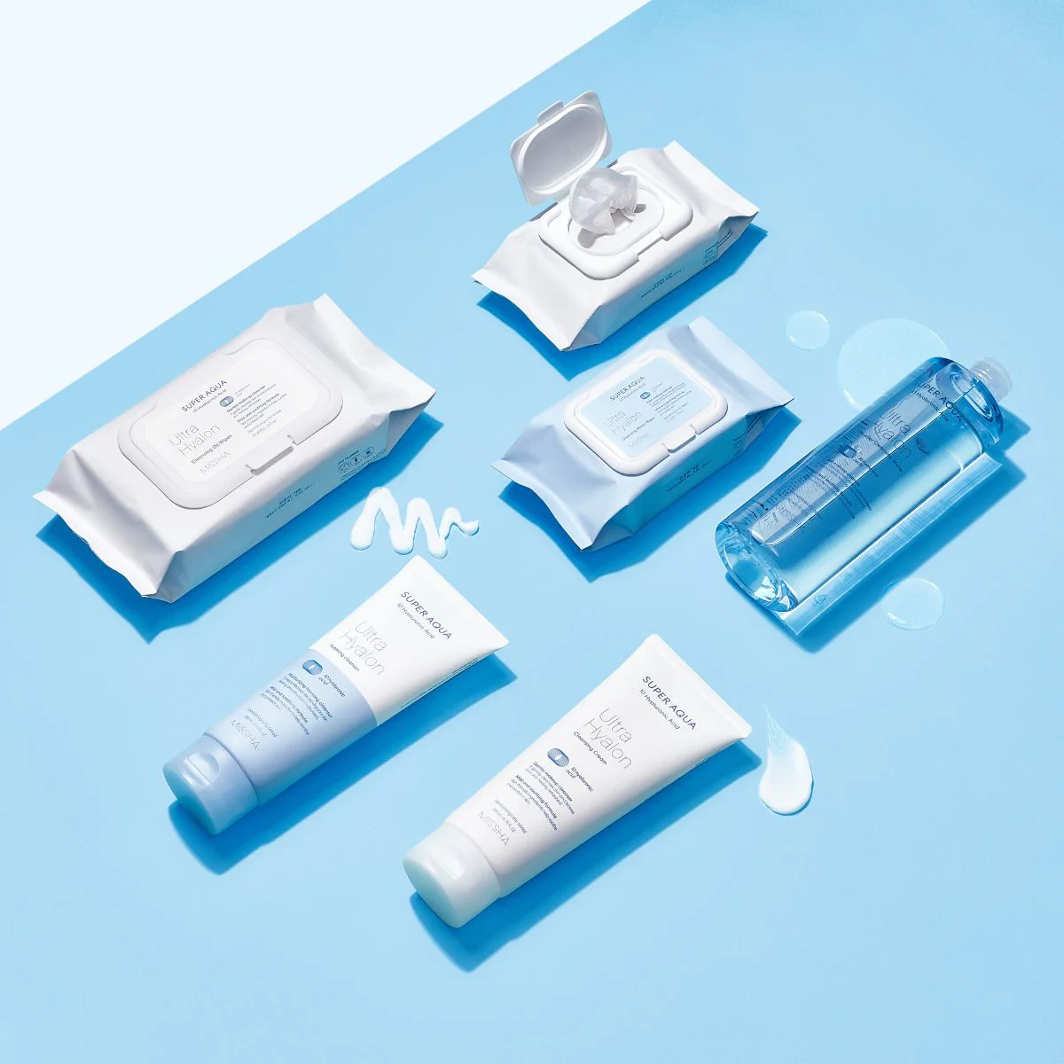 Super Aqua Ultra Hyalron Cleansing Oil Wipes 30 Sheets - Image 2