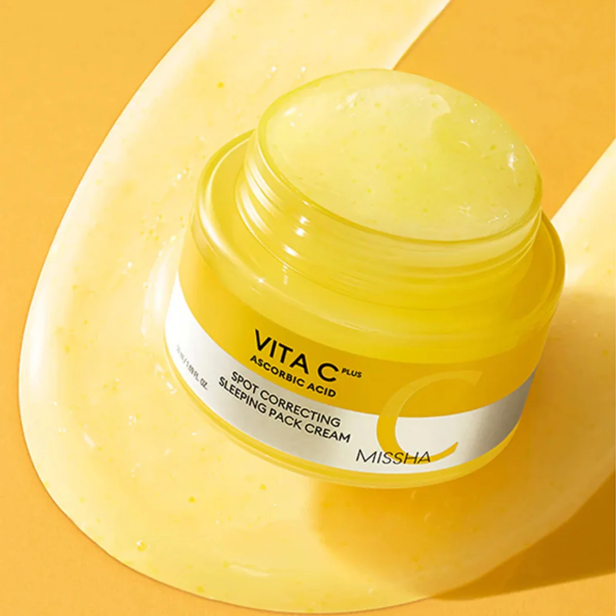 Vita C Plus Spot Correcting Sleeping Mask Pack Cream 50ml - Image 3
